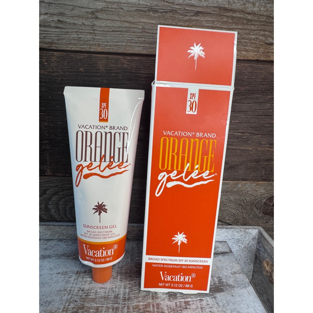 Vacation Orange Gelee SPF 30 Sunscreen Balm To Oil NIB Sealed 3.12oz MSRP $23